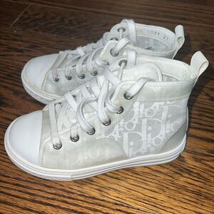 DIOR Oblique Technical Fabric Kids' B23 High-Top Sneaker 27